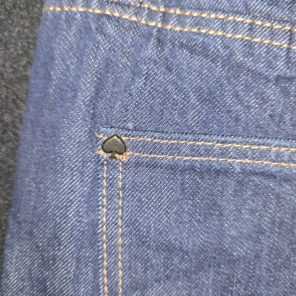 Kate Spade Women's Blue Straight Jeans - Picture 4 of 5
